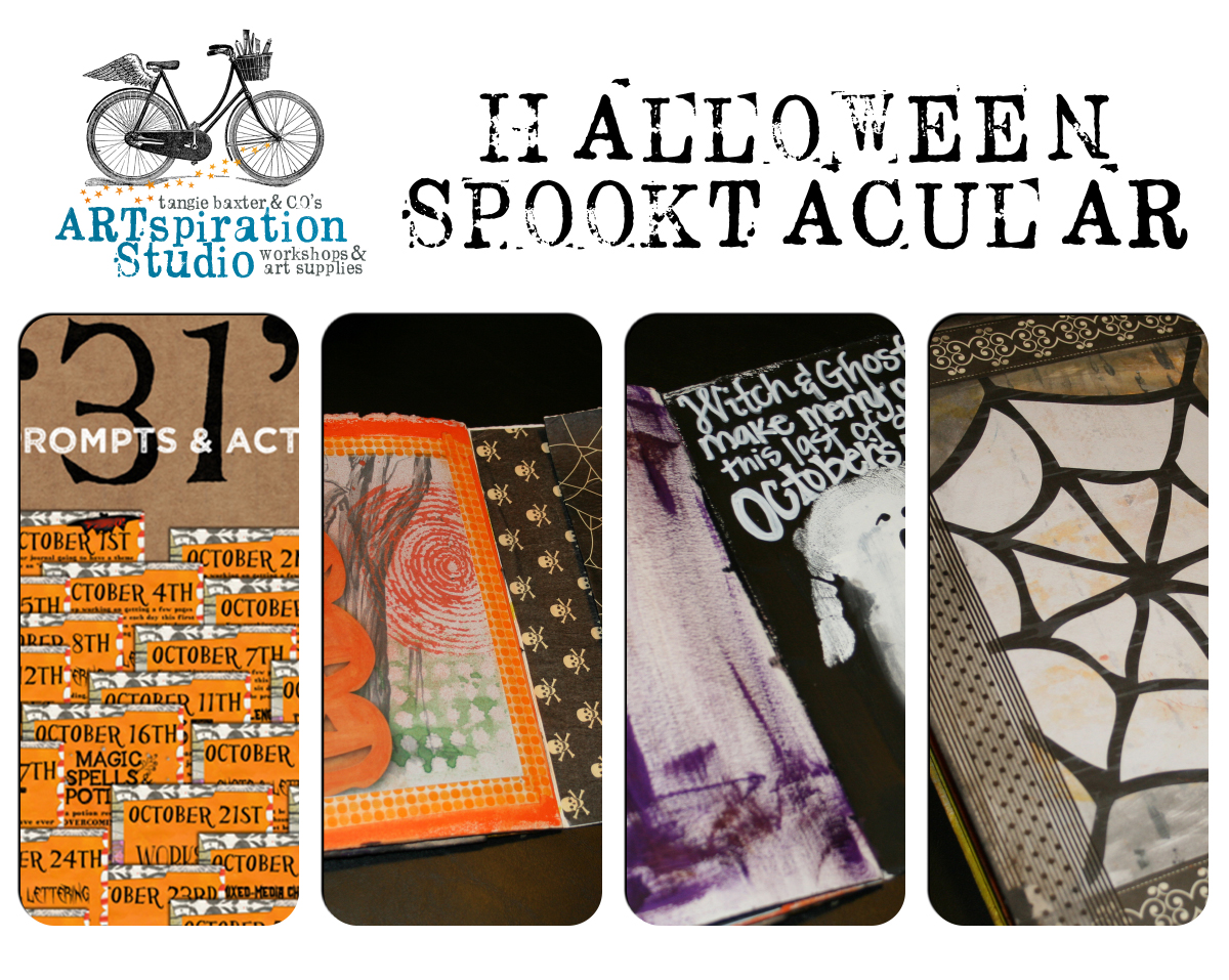 Halloween Spooktacular Art Journaling Party @ Artspiration Studio