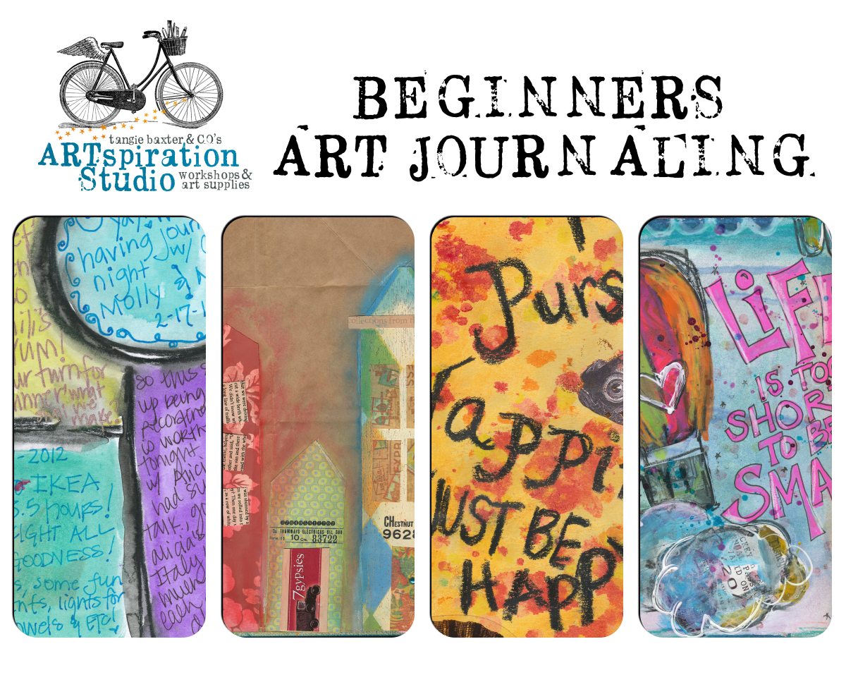Beginners Art Journal Class @ Artspiration Studio, Mesa